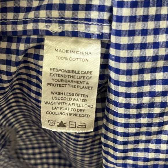 Hill House Ellie Nap Dress in Blue Gingham, Size L - Picture 6 of 13